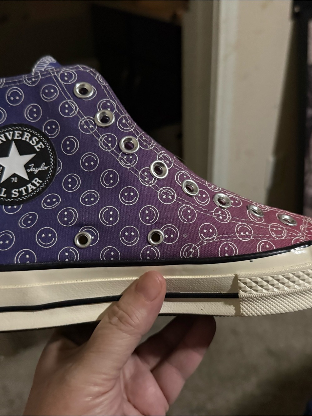 Converse Chuck 70 Happy Camper Gradient Purple High Top Men’s 7 Women’s 9